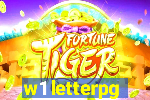 w1 letterpg